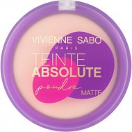 Пудра «Vivienne Sabo» Teinte Absolute matte, тон 01, розово-бежевый, 6 г