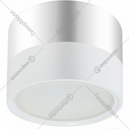 Потолочный светильник «ЭРА» OL7 GX53 WH/CH, белый/хром, 90х70х85 мм