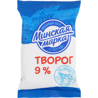 

Творог "МИНСКАЯ МАРКА" (9%) 180г