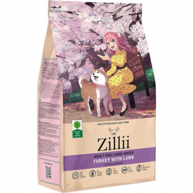 Корм для собак «Zillii» Adult Dog Large Breed, ин­дей­ка с яг­нен­ком, 3 кг