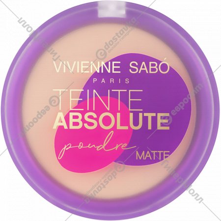 Пудра «Vivienne Sabo» Teinte Absolute matte, тон 03, светло-персиковый, 6 г