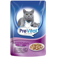 

Корм д/кош.в желе"PREVITAL"инд/крол.100г