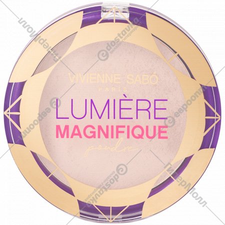 Пудра «Vivienne Sabo» Lumiere Magnifique, тон 01, светло-бежевый, 6 г