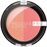 Румяна компактные «Relouis» Pro Blush Duo, тон 201, 5 г