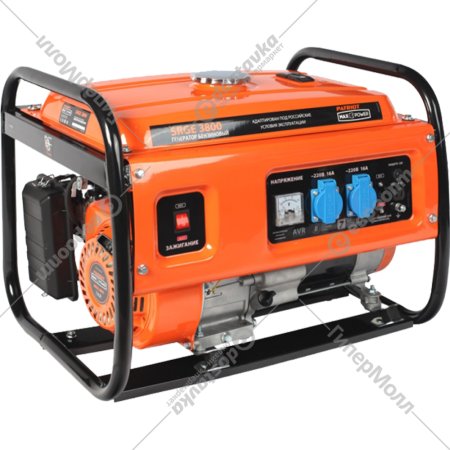 Генератор бензиновый «Patriot» Max Power, SRGE 3800
