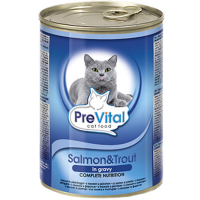 

Корм"PREV.CHUNKS CAT"лосось/крев.0.415гр