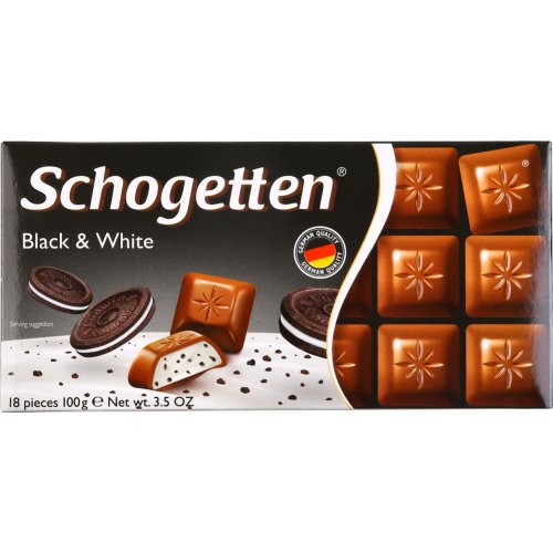 Шоколад молочный «Schogetten» Black & White, 100 г