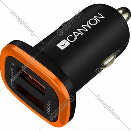 Автомобильное зарядное устройство «Canyon» CNE-CCA02B
