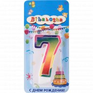 Свеча для торта «Bibabosha» цифра № 7