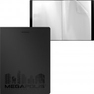 Папка «Erich Krause» Megapolis, 45988, черный, А4, с 20 карманами