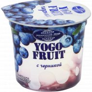 Йогурт «Молочный мир» Yogo-Fruit, черника, 2.5%, 150 г