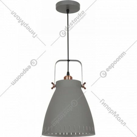 Светильник подвесной «Camelion» New York, PL-428L С73, 13073, серый/медь