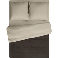 Комплект постельного белья «Amore Mio» Andrew, 22245, 2-спальный, коричневый/светло-серый