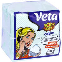 

Салфетки бумажные"VETA POP ART"(100шт)