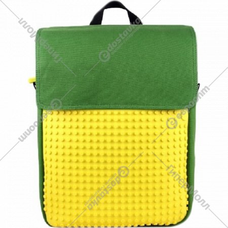 Рюкзак «Upixel» Canvas Top Lid, WY-A005, зеленый/желтый
