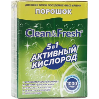 

Порошок для ПММ"Clean&Fresh" 5 в 1,1000г