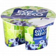 Творог «Eco Greco» мягкий, черника, 2%, 120 г