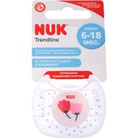 

Пустышка"NUK"(Adore,р.2,10736357)бел.цв