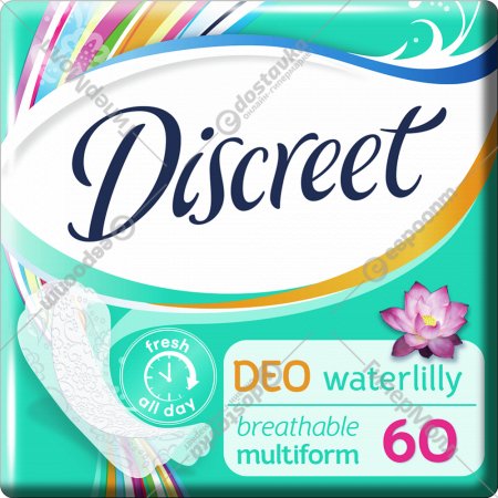 Прокладки женские «Discreet» Deo Water Lily Multiform Trio, 60 шт