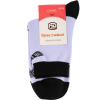 

Носки жен(14С1100,999,р.25)сир.черн.орн.