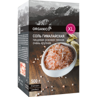 

Соль гимал.роз.оч крупн."ORGANICO" 500Г