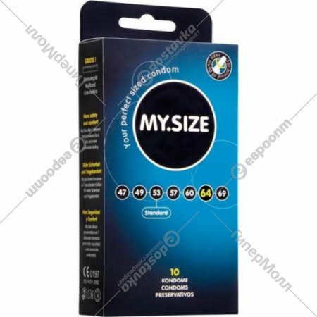 Презервативы «My.Size» размер 64, 10 шт