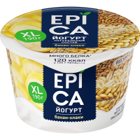 

Йогурт "ЭПИКА" (банан/злак, 4.9%) 190г
