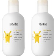 Набор косметический «Laboratorios Babe» 1+1, мыло детское, масляное, для сухой и чувствительной кожи, 2х200 мл