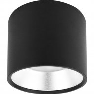 Потолочный светильник «ЭРА» OL8 GX53 BK/SL, черный/серебро, 110х105х95 мм