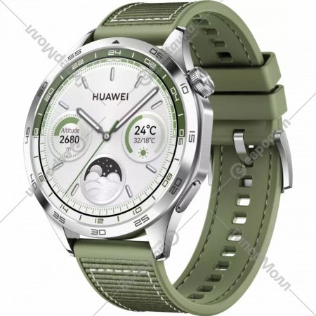 Умные часы «Huawei» Watch GT 4 46mm, PNX-B19, зеленый ремешок