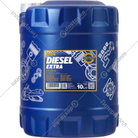 Моторное масло «Mannol» Diesel Extra 7504 10W-40 CH-4/SN, 10 л