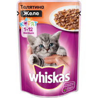 

Корм для котят "ВИСКАС" (тел,ап.желе)85г