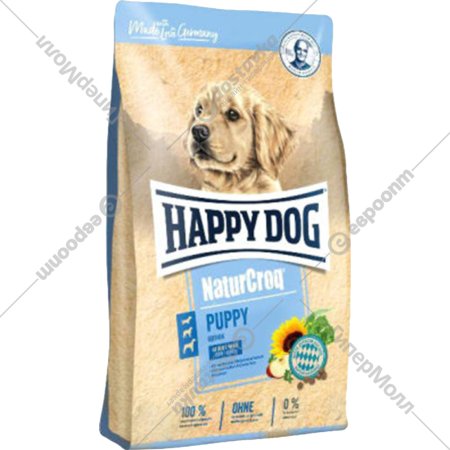 Корм для щенков «Happy Dog» NaturCroq Puppy, птица/говядина, 60515, 4 кг