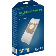 Комплект пылесборников «Worwo» ELMB 01, для Electrolux,Philips WOR-BAG, 4 шт