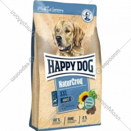 Корм для собак «Happy Dog» NaturCroq XXL, домашняя птица, 60524, 15 кг