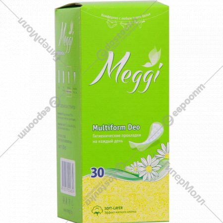 Прокладки женские «Meggi» Multiform Deo, 30 шт