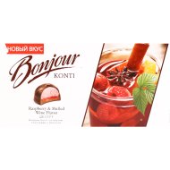 Десерт «Bonjour Konti» со вкусом глинтвейн с малиной, 232 г