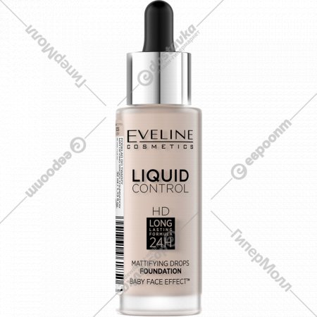 Тональный крем Eveline «Liquid Сontrol», 005 Ivory, 30 мл