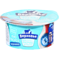 

Биотворог дет"ВEРХОВЬE"(черник,4.2%)140г
