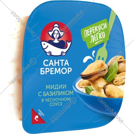 Салат «Санта Бремор» из мяса чилийской мидии в соусе, 150 г
