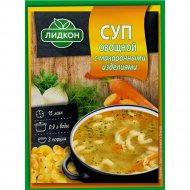 Суп для варки «Лидкон» овощной с макаронными изделиями, 70 г