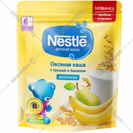 Каша сухая молочная «Nestle» овсяная, груша/банан, 220 г