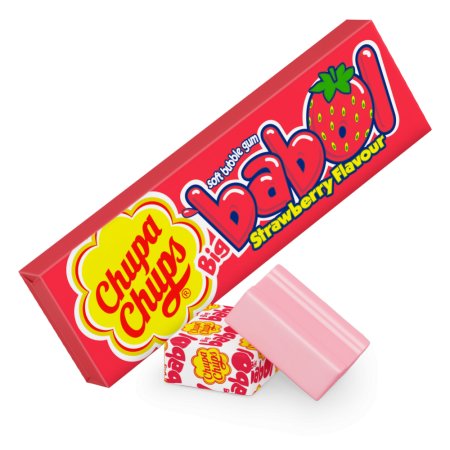 Жевательная резинка «Chupa Chups» Биг Бабол, вкус клубники, 21 г