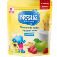 Каша сухая молочная «Nestle» пшеничная, с яблоком и земляникой, 220 г