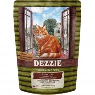 Корм для кошек «Dezzie» Sterilized Cat, курица с говядиной, 400 г