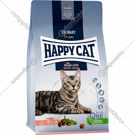 Корм для кошек «Happy Cat» Culinary Atlantik-Lachs, лосось, 70555, 10 кг