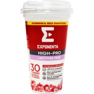 Напиток кисломолочный  Exponenta High-pro  безлактозный, клубника-земляника, 0.25 кг