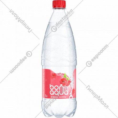 Вода питьевая «Bonaqua» газированная со вкусом малины, 1 л