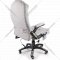 Вибромассажное кресло «Calviano» Veroni 52 ткань, серый