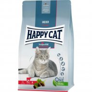 Корм для кошек «Happy Cat» Indoor Voralpen-Rind, говядина, 70593, 4 кг